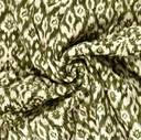 Matelassé Velvet Ecru/Olive
