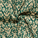 Matelassé Velvet Ecru/Petrol