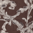 Suède Fantasia Embroidery Brown