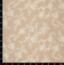 Peach Skin Embroidery Beige