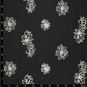 Peach Skin Embroidery Anthracite