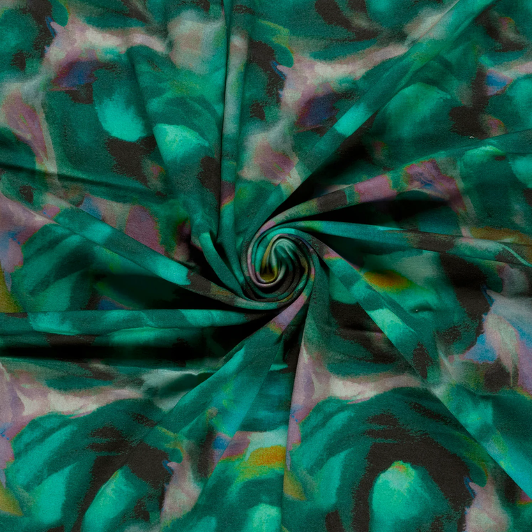 Ponti di Roma Floral Impression Petrol