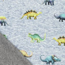 Alpenfleece Digital Dino Club Blue
