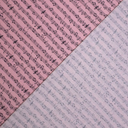 Katoen Print Muzieknoten Rose