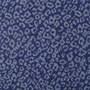 Jeans Jacquard Leopard Dark Blue