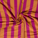 French Terry Vertical Stripe Pink/Orange