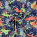 Jersey neon Graffiti melange Blue
