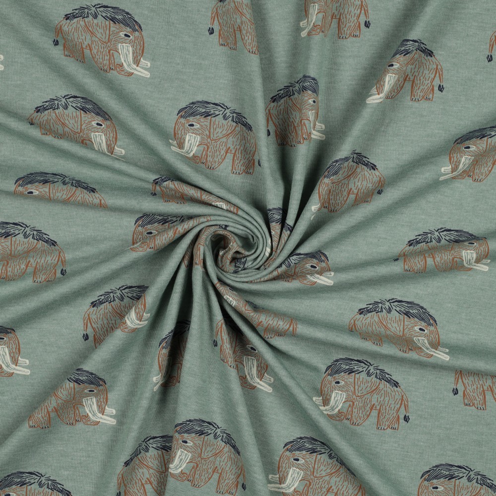 Jersey Melange Mammoth Dark Mint