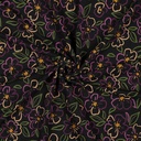 Jersey Melange Flowers Anthracite