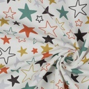 Flanel Stars Off White