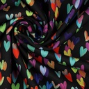 Softshell Digital Hearts Black