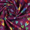 Softshell Digital Hearts Violet