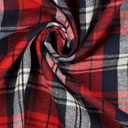 Brushed Yarn dyed Check Red