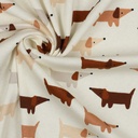 Jersey Rib Dogs Ecru