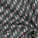 Jersey Jacquard Grafic Check Green/Rose/Grey