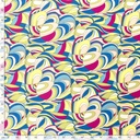 Viscose twill print abstract groen