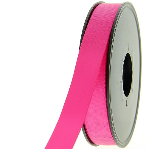 Satijnlint double face 15mm fuchsia