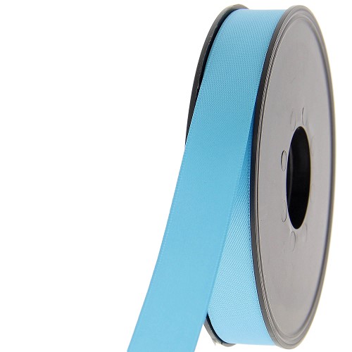 Satijnlint double face 15mm licht turquoise