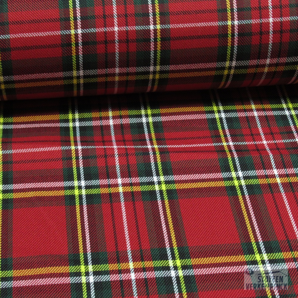 Schotse ruit rood