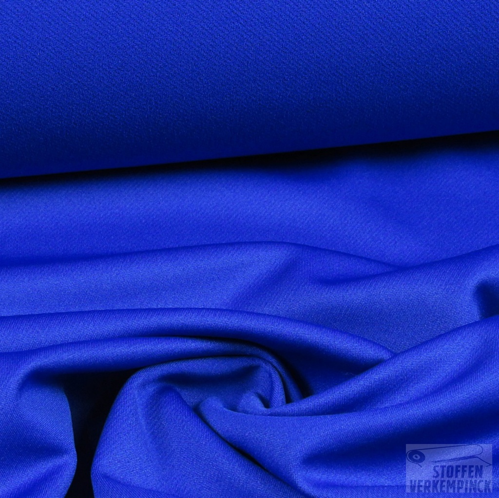 Scuba Twill Crêpe Royal bleu