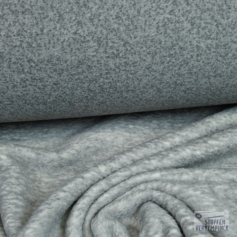 Snuggle Fleece Melange Donker Grijs