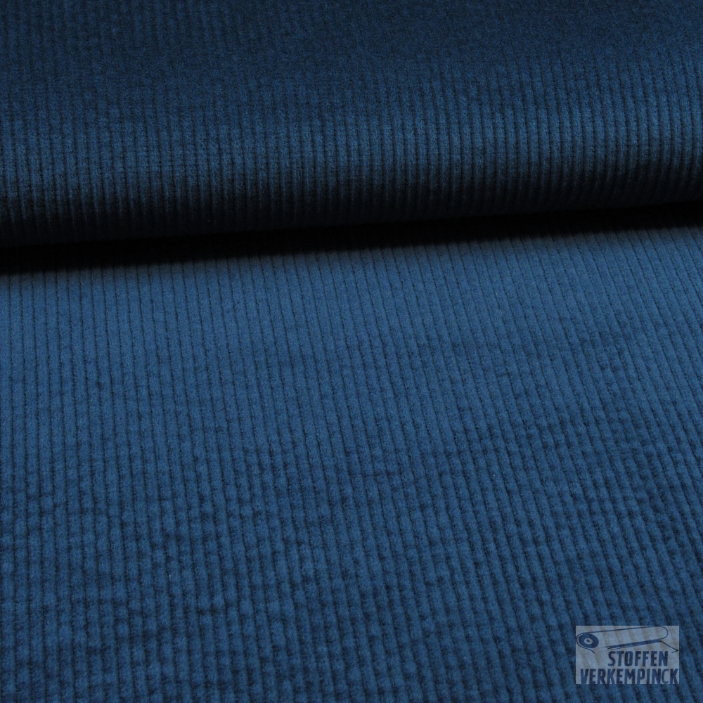 Stretch Corduroy Donker Blauw