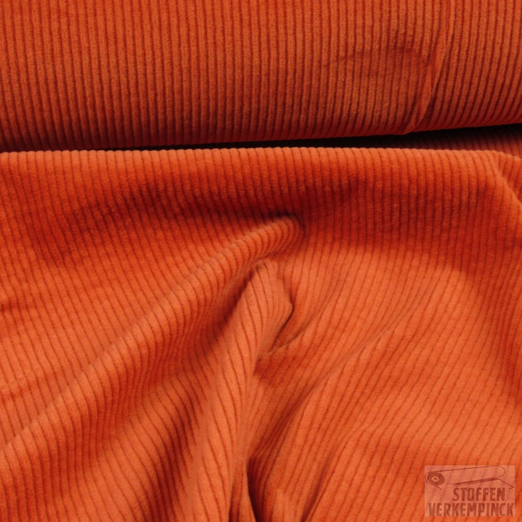 Stretch Corduroy Oranje