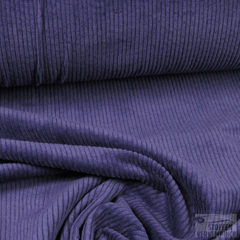 Stretch Corduroy Donker Paars