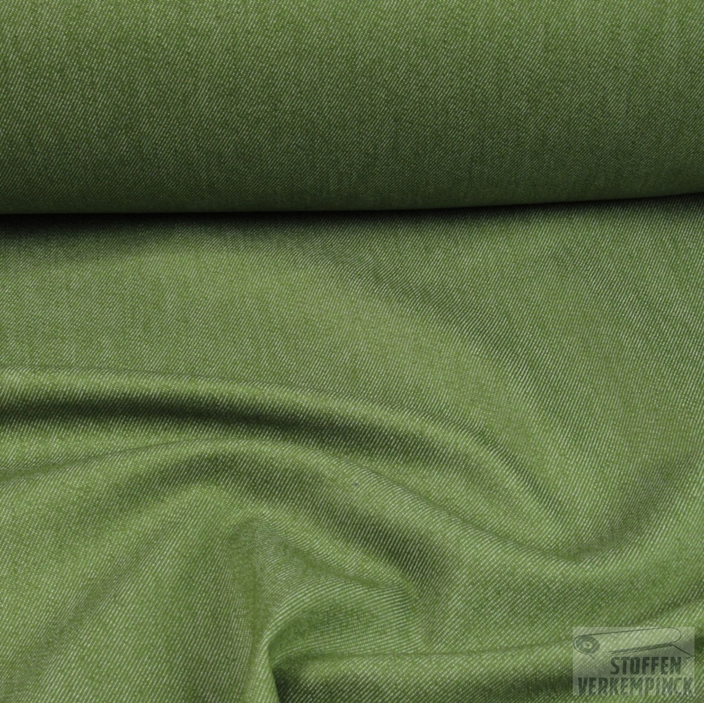 Stretch Jeans Mos Groen