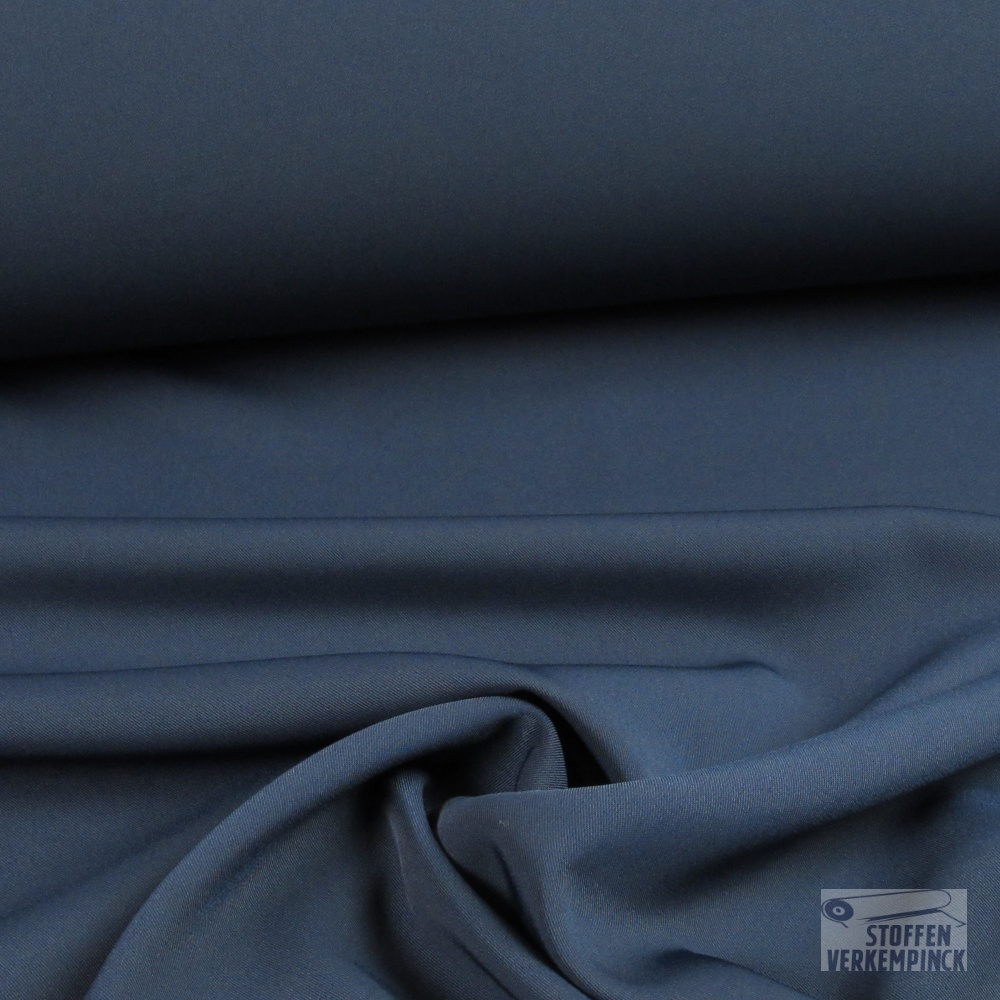 Stretch Polyester Navy