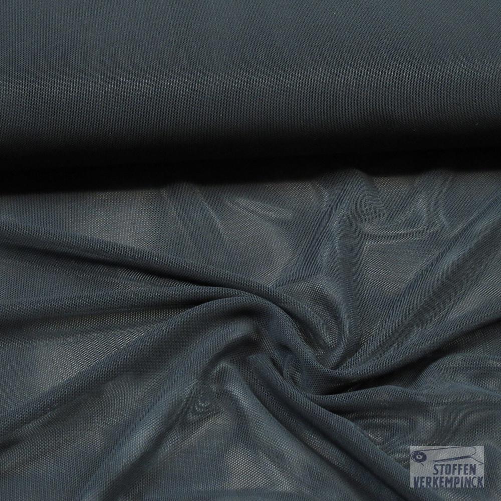Stretch Tule Black