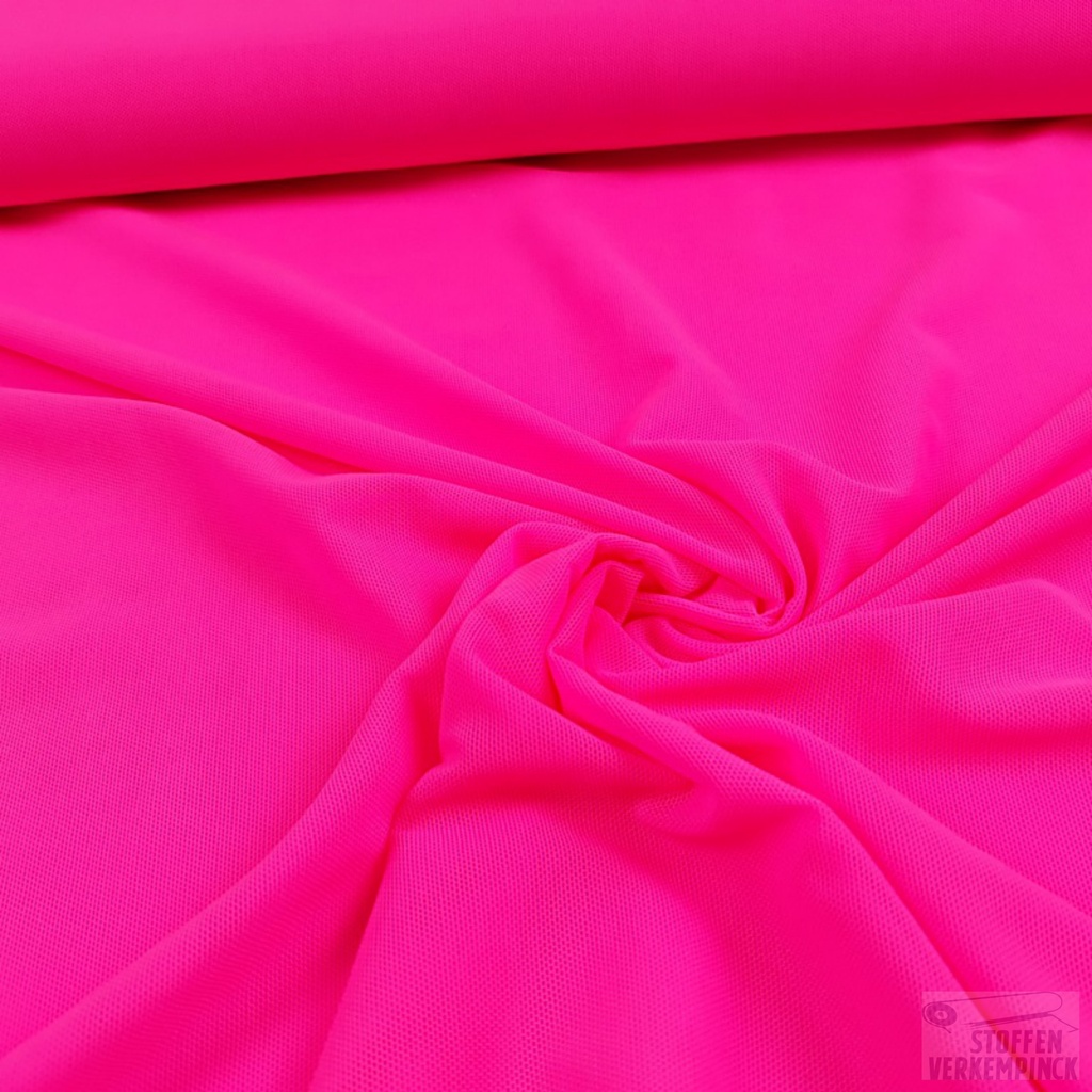 Stretch Tule Fluo Pink