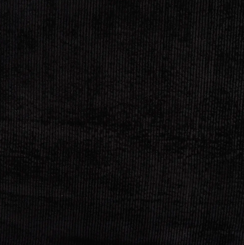 Stretch Washed Corduroy Black