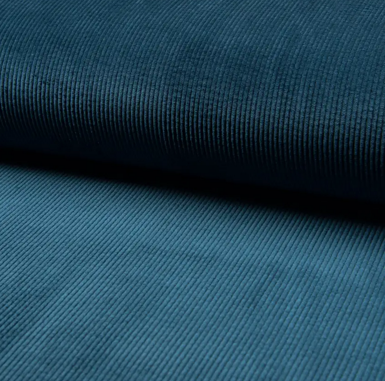 Stretch Washed Corduroy Petrol