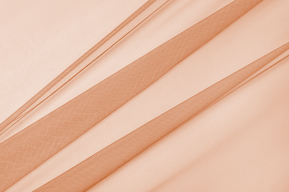 Tulle Soepel 300cm. Huidkleur