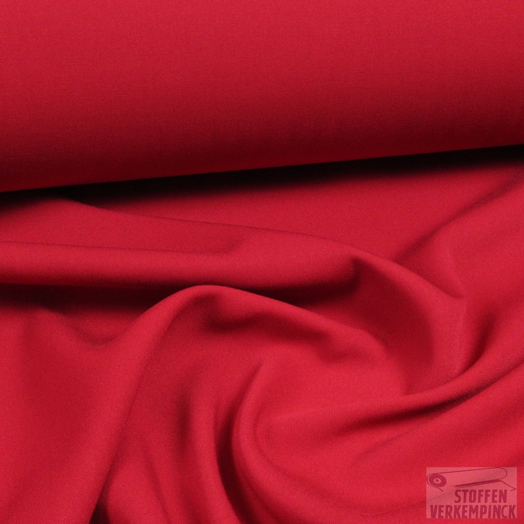 Viscose Twill Red