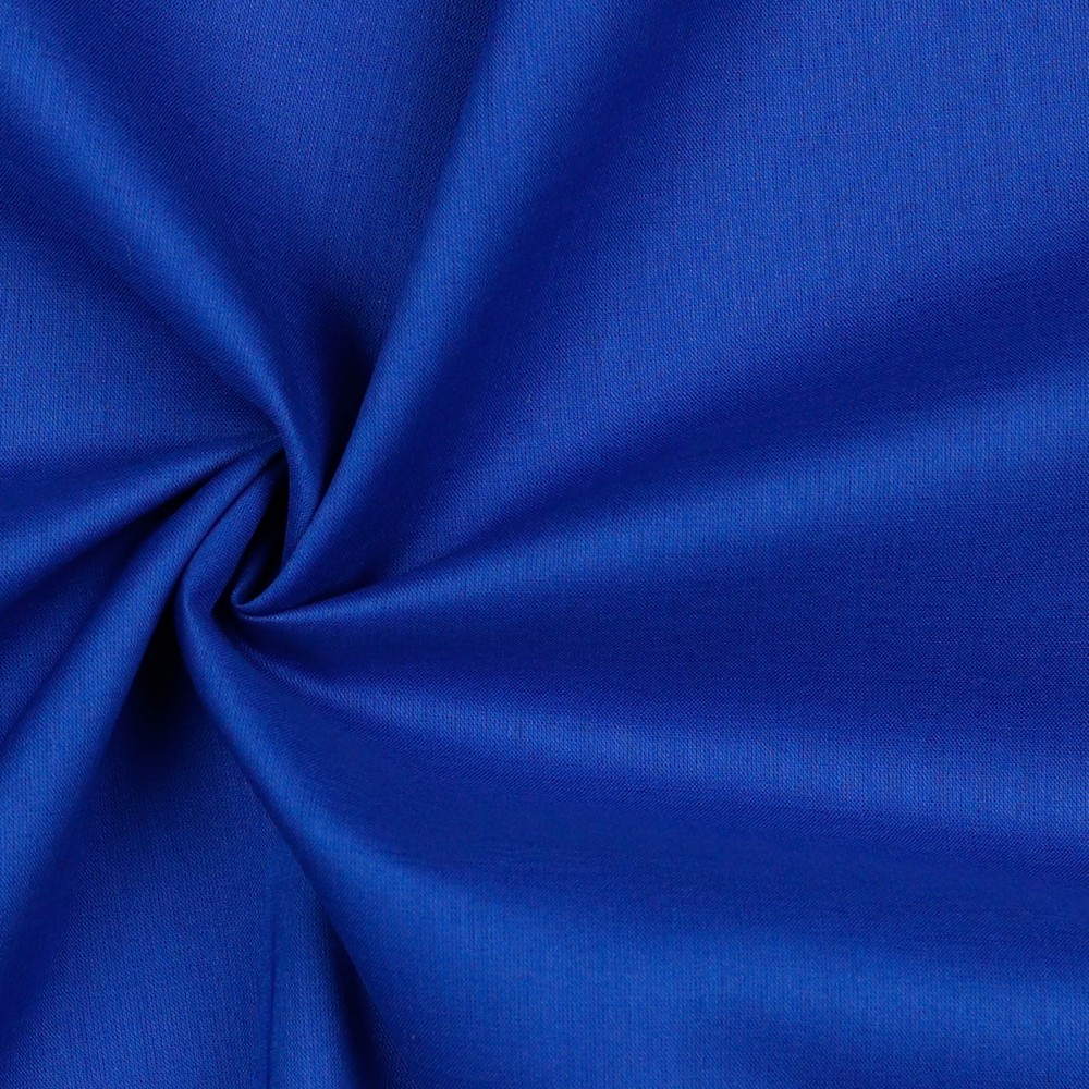 Voile Katoen Bio Cobalt