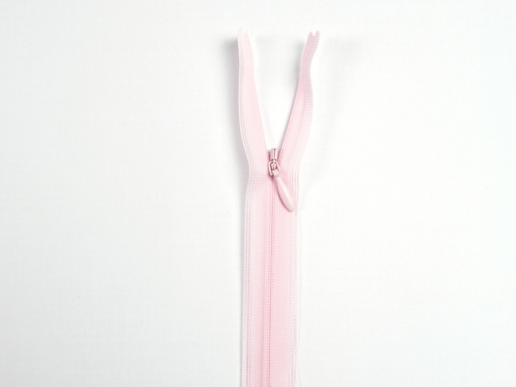 YKK Blinde rits niet deelbaar -40cm-Baby Roze