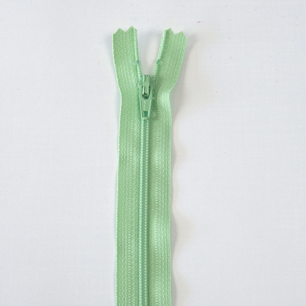 YKK Nylon spiraalrits niet deelbaar -15cm-Riet Groen