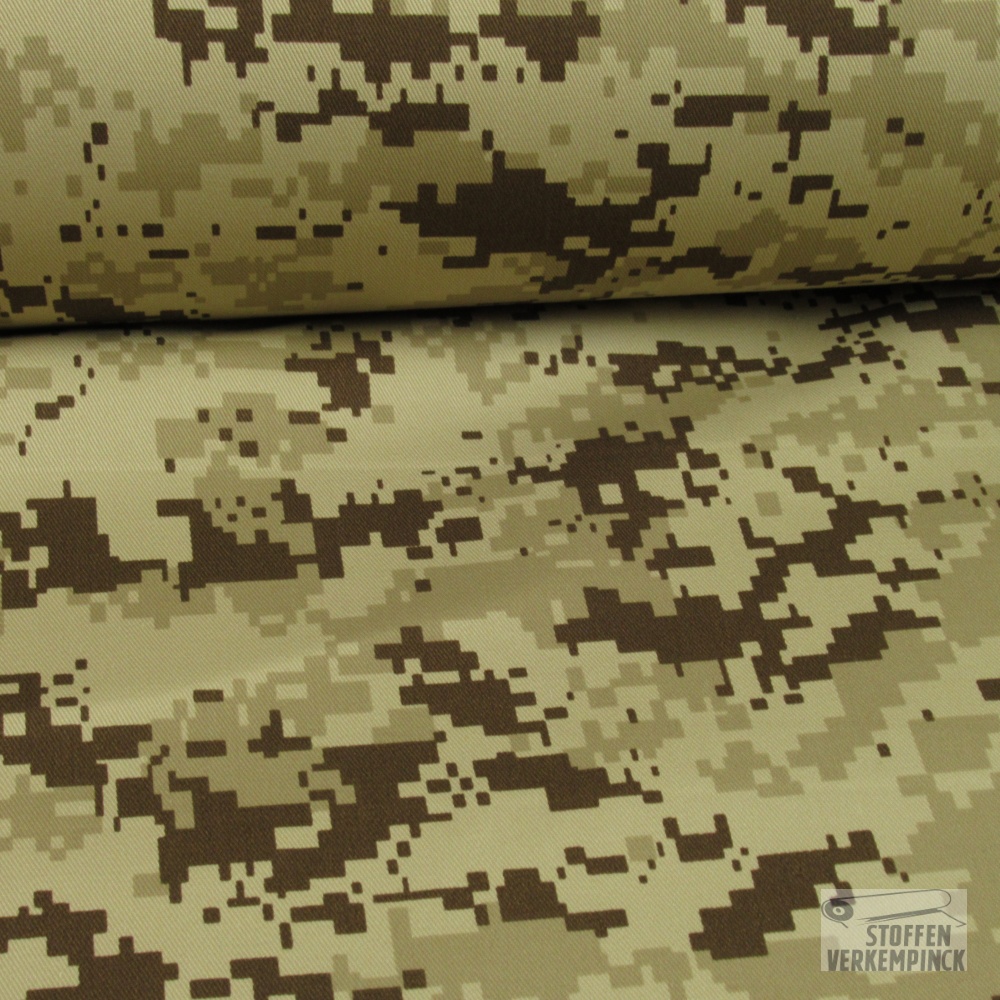 Gabardine Camouflage Zand