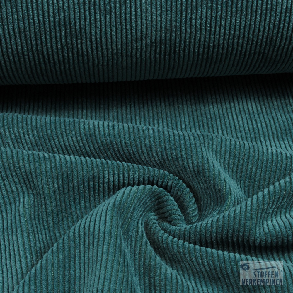 Corduroy Stretch Soepel  Oud Groen