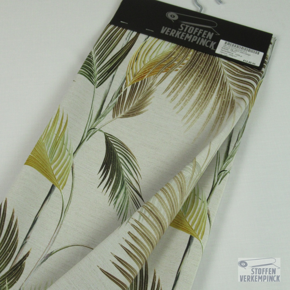 Dimout dig. palm plant beige