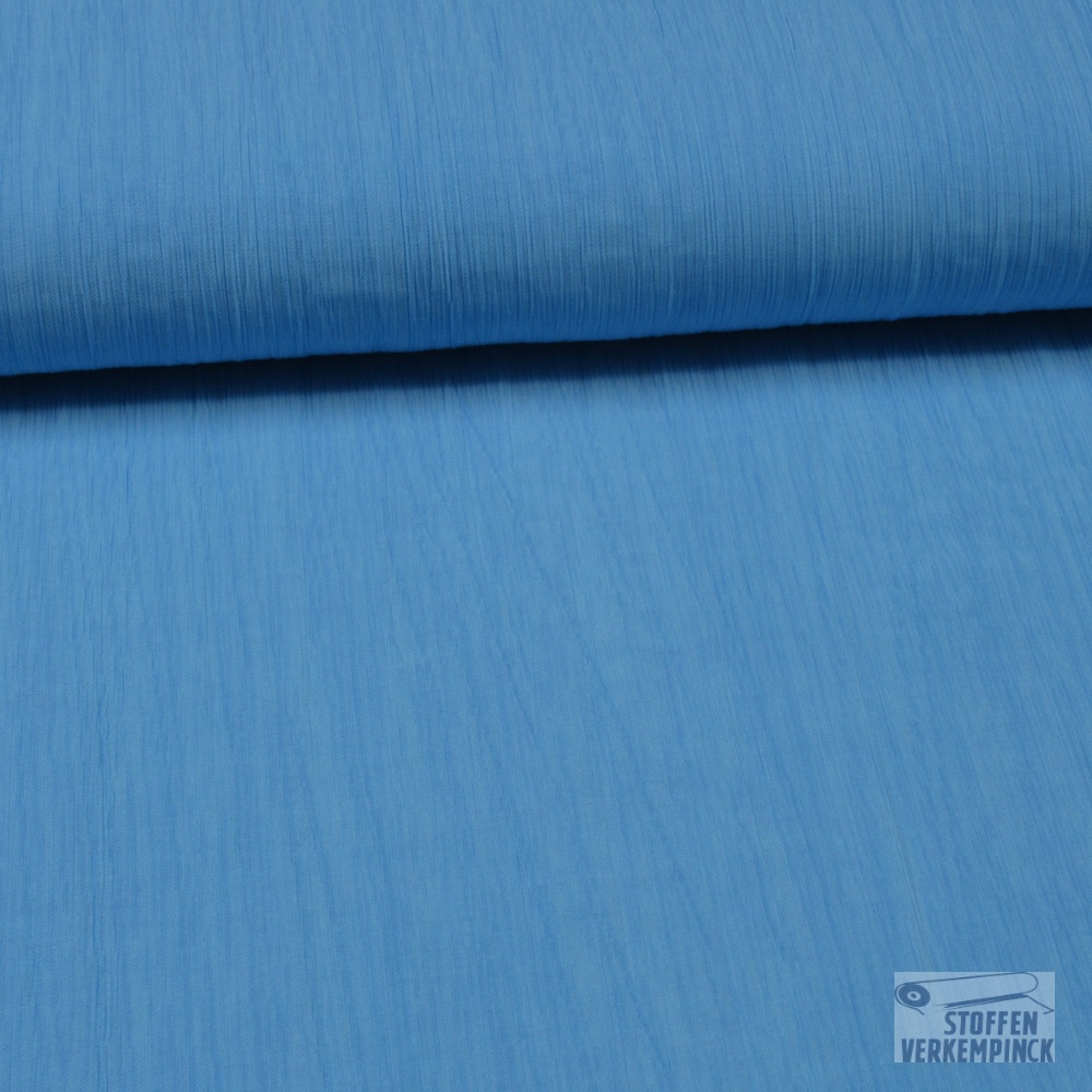 Viscose Crash Uni Licht Blauw