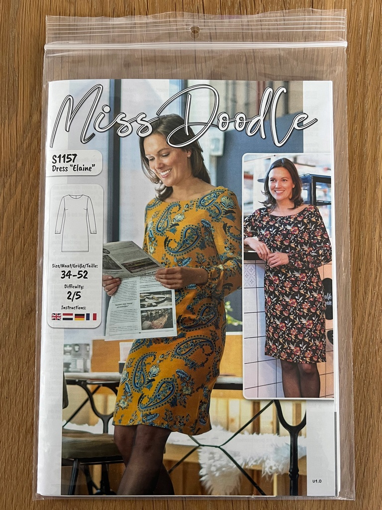 Premium Pattern S1157 Jurk "Elaine" Grootformaat