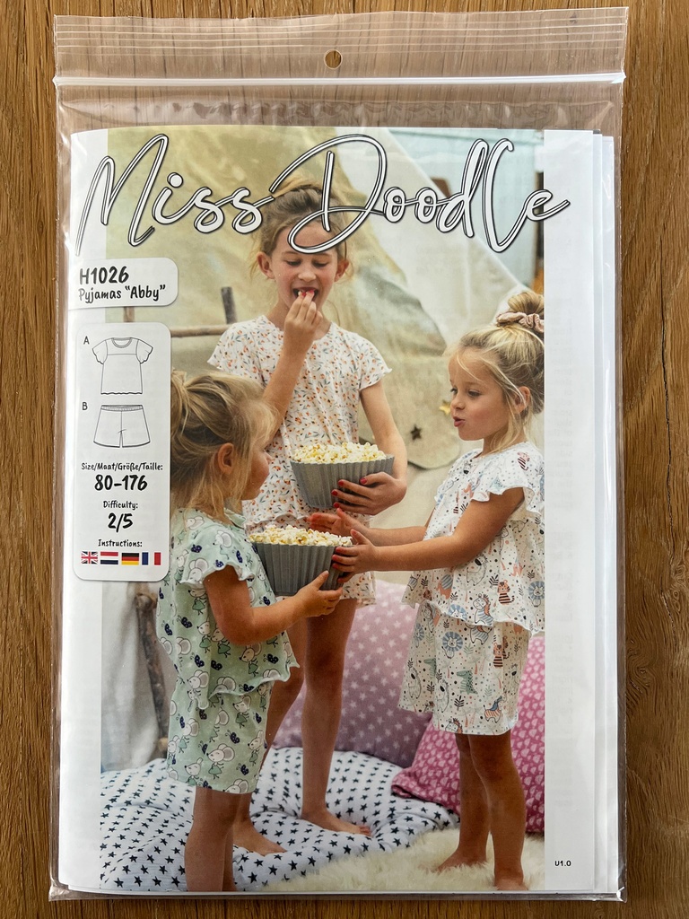 Premium Pattern H1026 Pyjama "Abby" Grootformaat