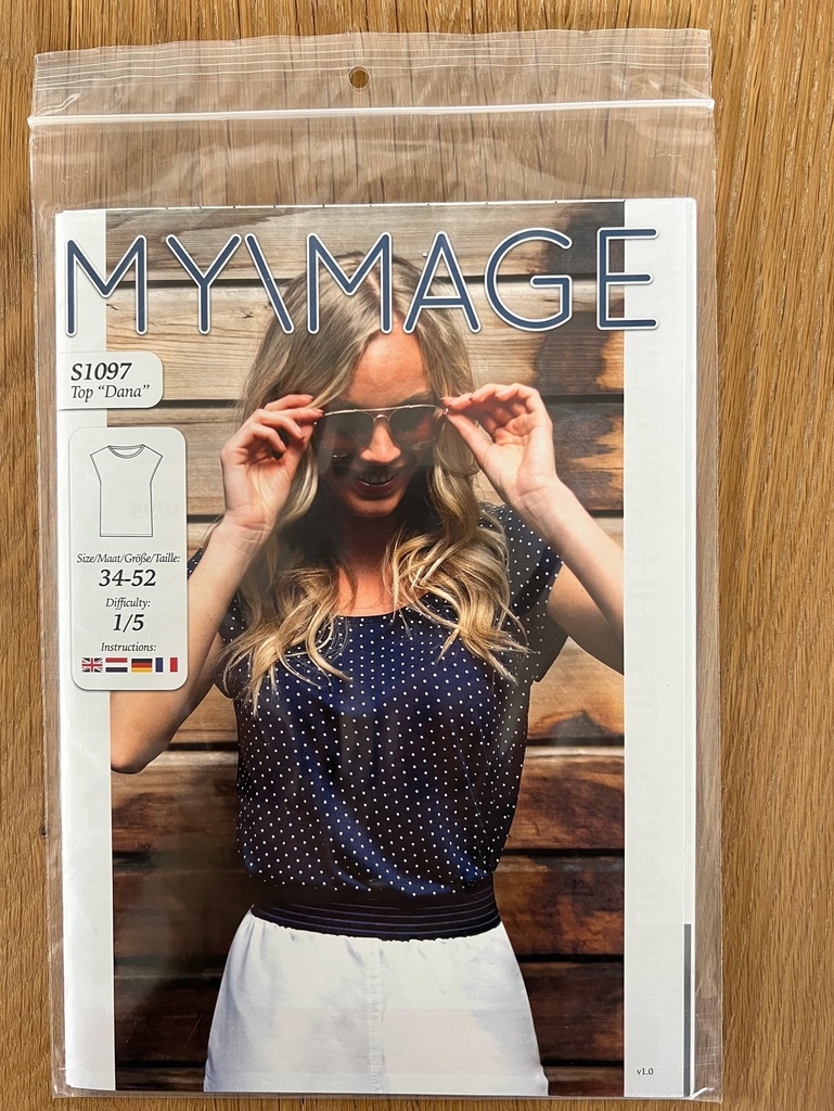 Premium Pattern S1097 Top "Dana" Grootformaat