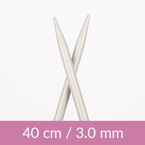 Aluminium circular needle 40cm 3.00mm 