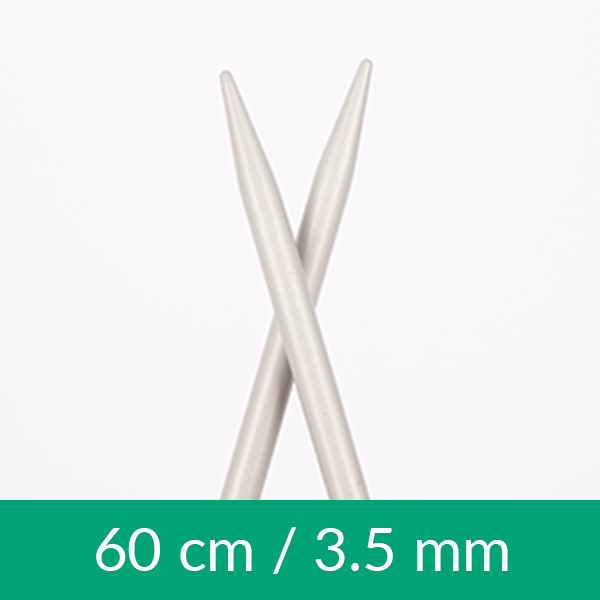 Aluminium circular needle 60cm 3.50mm 
