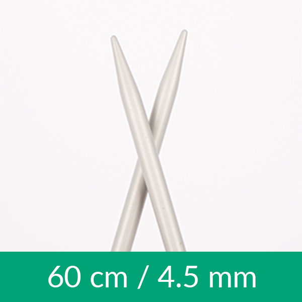 Aluminium circular needle 60cm 4.50mm 