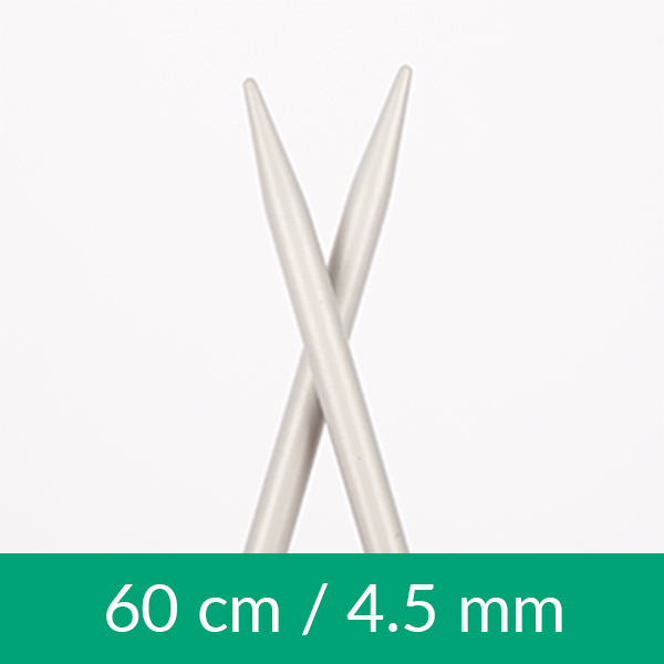 Aluminium circular needle 60cm 4.50mm 